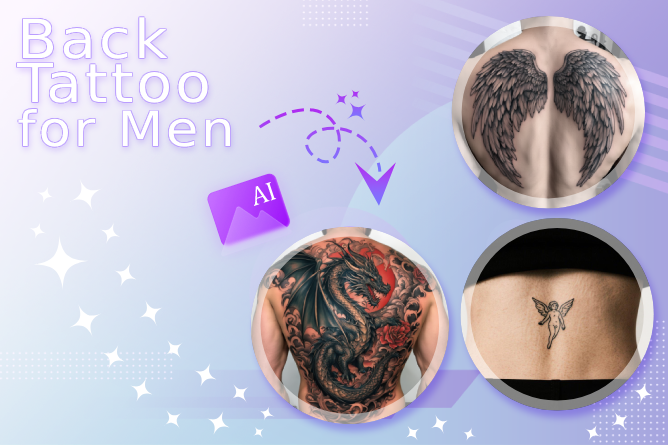Best Back Tattoos for Men with AI