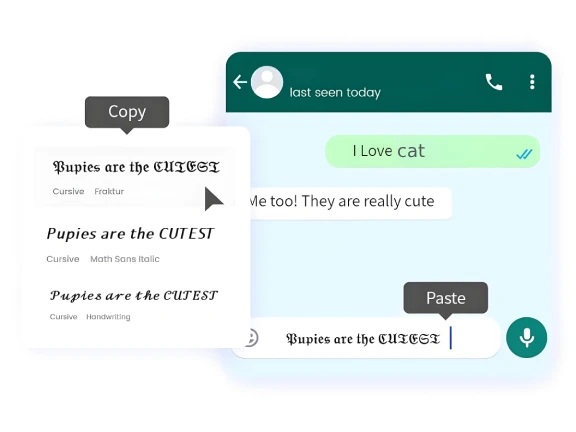 Use them in chat & social media