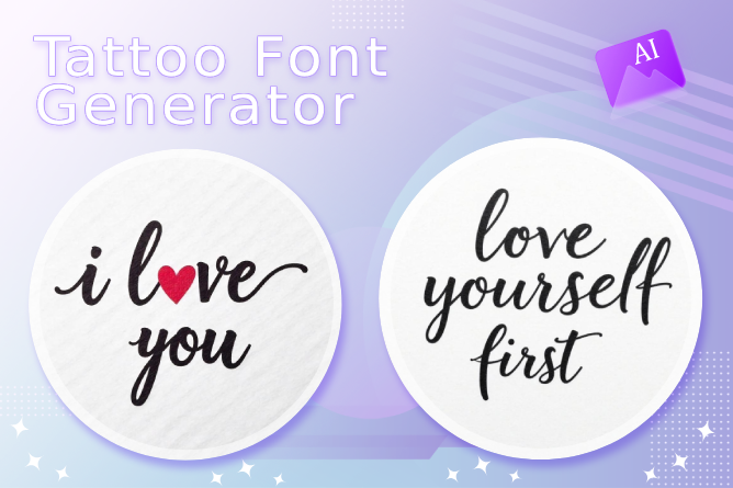 Tattoo Font Generator Free with AI