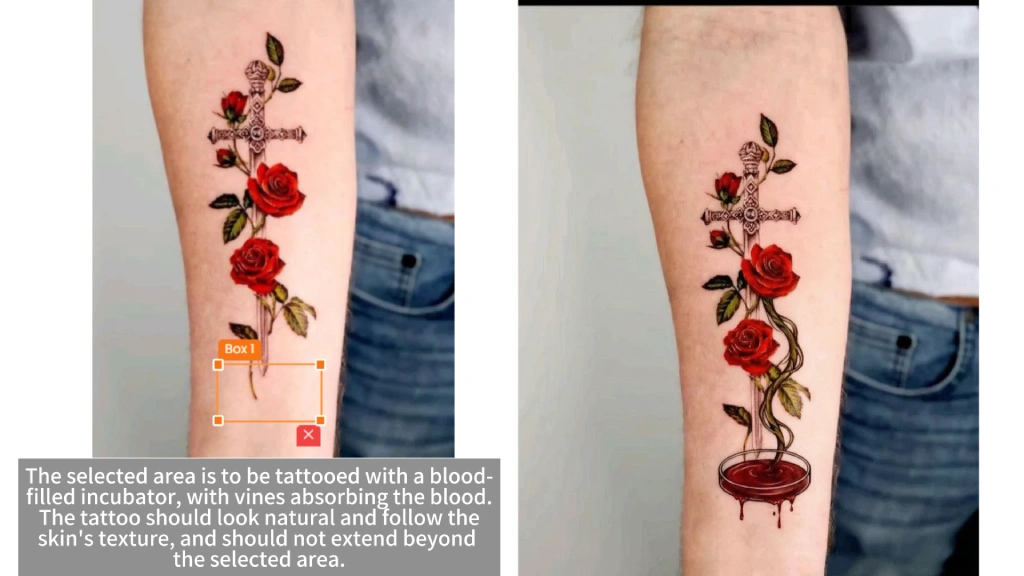 Modificación de diseños de tatuajes