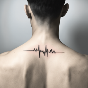 back neck tattoos for men