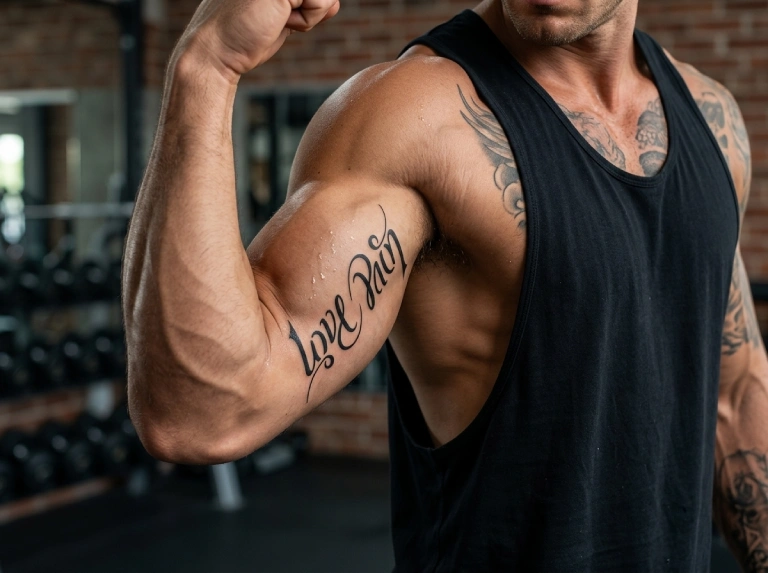 Ambigram Tattoo result