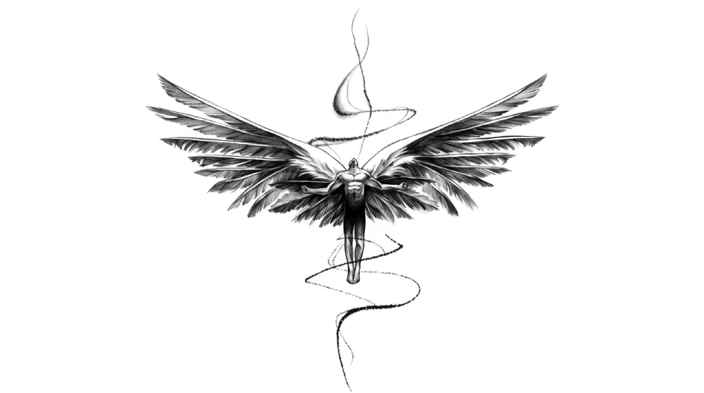 Angel Back Tattoo origin