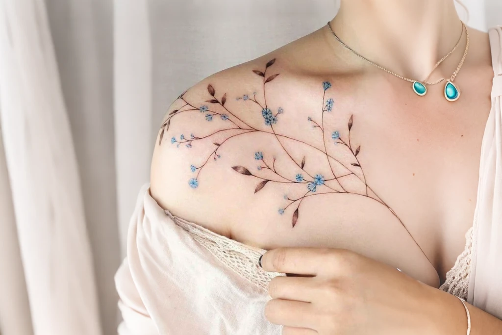Forget Me Not Flower Tattoo result