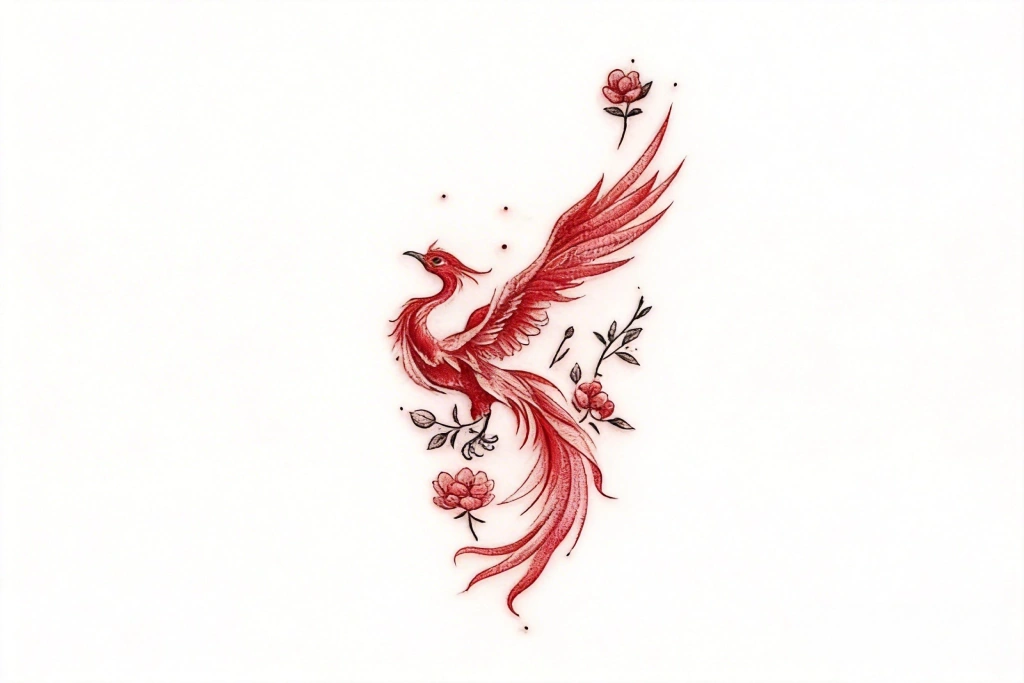 Red Phoenix Tattoo origin